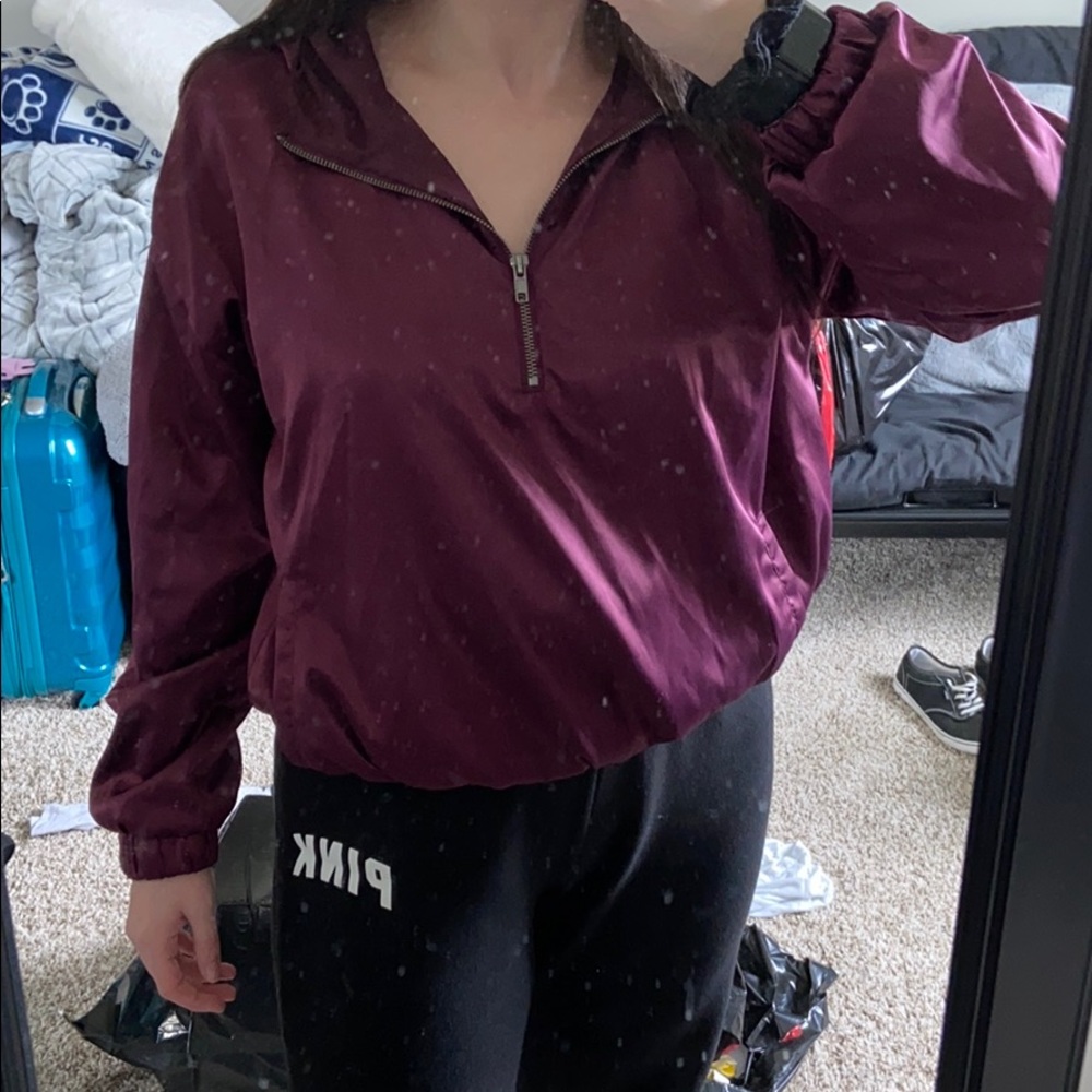 Quarter Zip Bomber Jacket
